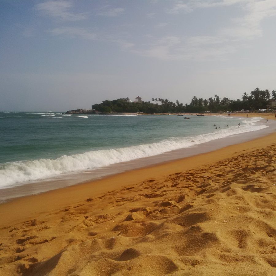 Unawatuna beach in Sri Lanka itinerary