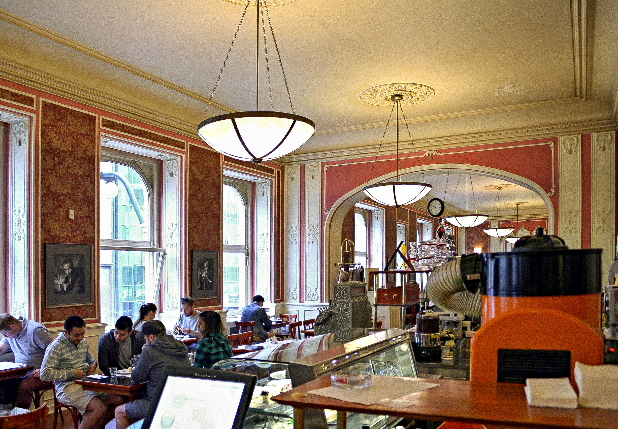 Café Louvre, Prague.